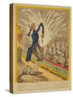 Uncorking Old Sherry, 1805-James Gillray-Stretched Canvas
