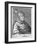 Undated Engraving of Pope Leo X-null-Framed Giclee Print