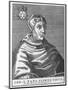 Undated Engraving of Pope Leo X-null-Mounted Giclee Print