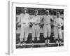 Undated of Baseball Players Ernie Shore, Babe Ruth, Carl Mays, and Dutch Leonard-Loomis Dean-Framed Premium Photographic Print
