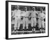 Undated of Baseball Players Ernie Shore, Babe Ruth, Carl Mays, and Dutch Leonard-Loomis Dean-Framed Premium Photographic Print