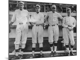 Undated of Baseball Players Ernie Shore, Babe Ruth, Carl Mays, and Dutch Leonard-Loomis Dean-Mounted Premium Photographic Print