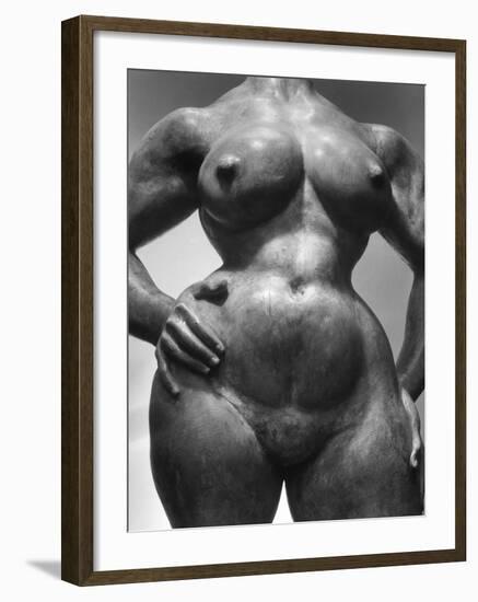 Undated Torso of Gaston Lachaise Sculpture "Standing Woman"-Andreas Feininger-Framed Photographic Print