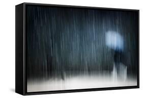 Under a Heavy Snowfall-Antonio Grambone-Framed Stretched Canvas