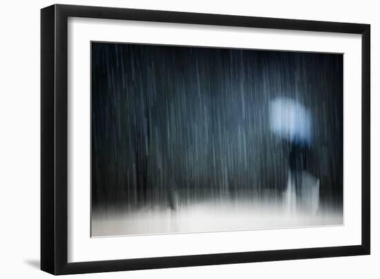 Under a Heavy Snowfall-Antonio Grambone-Framed Photographic Print