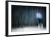Under a Heavy Snowfall-Antonio Grambone-Framed Photographic Print