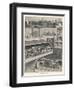 Under a London Street-null-Framed Art Print