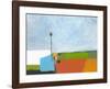 Under a Stormy Sky-Jan Weiss-Framed Art Print