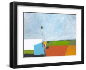 Under a Stormy Sky-Jan Weiss-Framed Art Print