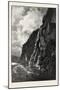 Under Cape Trinity, Canada, Nineteenth Century-null-Mounted Giclee Print