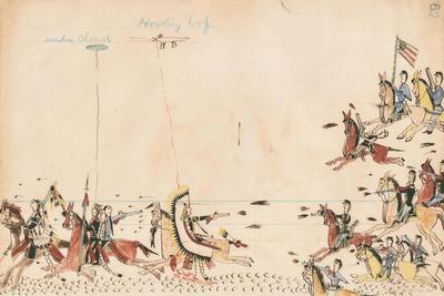 Under Cloud and Howling Wolf Fight with Gen. Sully in 1868