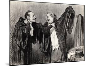 Under Colleagues, 1845-1848-Honor? Daumier-Mounted Giclee Print