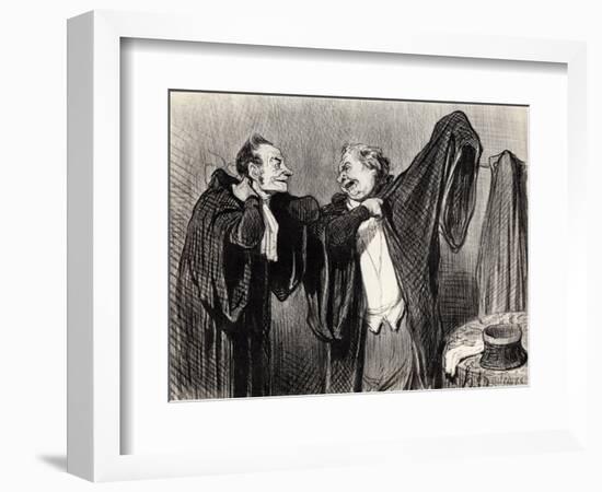 Under Colleagues, 1845-1848-Honor? Daumier-Framed Giclee Print