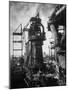 Under Construction Blast Furnace at Magnitogorsk Metallurgical Industrial Complex-Margaret Bourke-White-Mounted Photographic Print