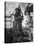 Under-Construction Blast Furnace at Magnitogorsk Metallurgical Industrial Complex-Margaret Bourke-White-Stretched Canvas