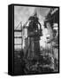 Under-Construction Blast Furnace at Magnitogorsk Metallurgical Industrial Complex-Margaret Bourke-White-Framed Stretched Canvas