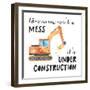 Under Construction-Jennifer McCully-Framed Art Print