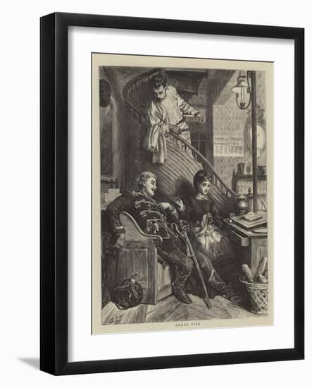 Under Fire-Sir Samuel Luke Fildes-Framed Giclee Print