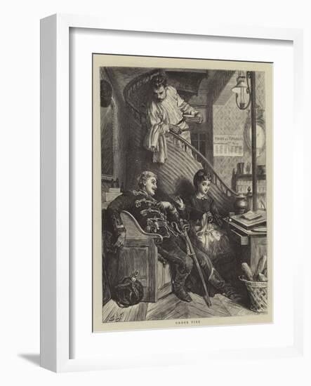 Under Fire-Sir Samuel Luke Fildes-Framed Giclee Print