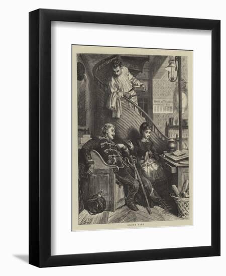 Under Fire-Sir Samuel Luke Fildes-Framed Premium Giclee Print