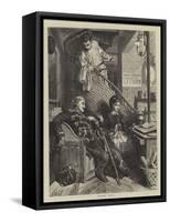 Under Fire-Sir Samuel Luke Fildes-Framed Stretched Canvas