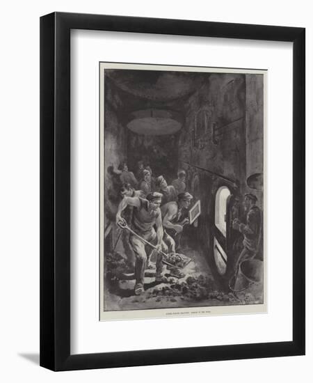 Under Forced Draught, Heroes in the Hold-Paul Frenzeny-Framed Giclee Print