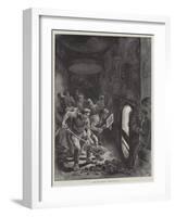 Under Forced Draught, Heroes in the Hold-Paul Frenzeny-Framed Giclee Print