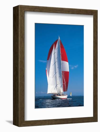 Under Full Sail-null-Framed Art Print