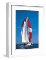 Under Full Sail-null-Framed Art Print