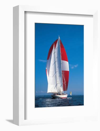 Under Full Sail-null-Framed Art Print