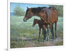 Under Mama's Watchful Eye-Jack Sorenson-Framed Art Print