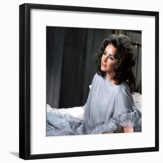 Under Milk Wood by Andrew Sinclair with Elizabeth Taylor, 1972 (photo)-null-Framed Photo