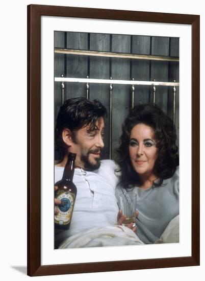 Under Milk Wood by Andrew Sinclair with Peter O'Toole and Elizabeth Taylor, 1972 (photo)-null-Framed Photo