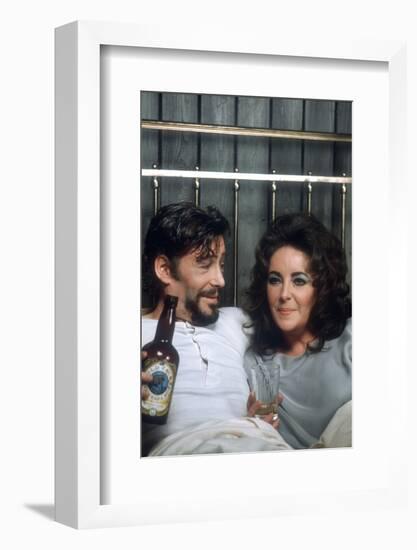 Under Milk Wood by Andrew Sinclair with Peter O'Toole and Elizabeth Taylor, 1972 (photo)-null-Framed Photo