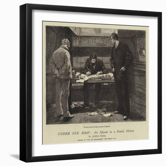 Under One Roof, an Episode in a Family History-William Small-Framed Giclee Print