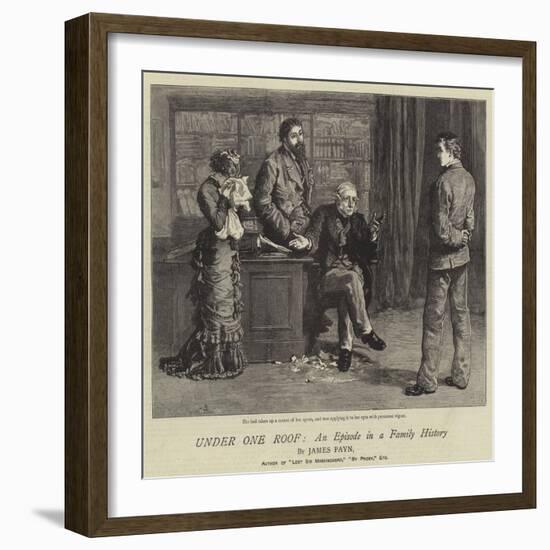 Under One Roof, an Episode in a Family History-William Small-Framed Giclee Print