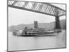 Under Poughkeepsie Bridge, New York, c.1906-Detroit Publishing Co.-Mounted Photographic Print