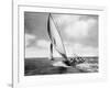 Under sail, Sydney Harbour-null-Framed Art Print