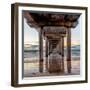 Under Scripps Pier-Danita Delimont-Framed Photo