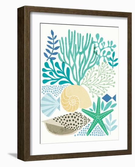 Under Sea Treasures V Sea Glass-Michael Mullan-Framed Art Print