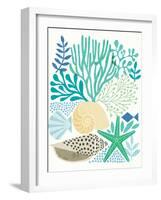 Under Sea Treasures V Sea Glass-Michael Mullan-Framed Art Print