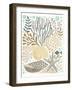 Under Sea Treasures VI Gold Neutral-Michael Mullan-Framed Art Print