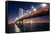 Under The Bay Bridge-John Gavrilis-Framed Stretched Canvas