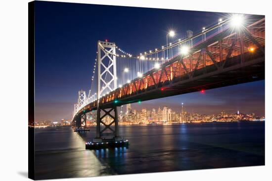 Under The Bay Bridge-John Gavrilis-Stretched Canvas