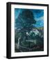 Under the Big Ash Tree-Nikolai Astrup-Framed Giclee Print