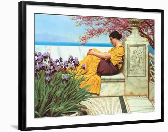 Under The Blossom That Hangs On The Bough, c.1917-John William Godward-Framed Art Print