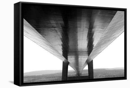 Under the bridge-Bror Johansson-Framed Stretched Canvas