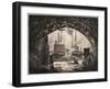 Under the Bridges, Chicago, 1910-Joseph Pennell-Framed Giclee Print