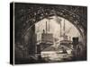 Under the Bridges, Chicago, 1910-Joseph Pennell-Stretched Canvas