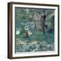 Under the Cherry Tree, the Bridge at Grez, 1884-Sir John Lavery-Framed Giclee Print